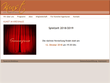 Tablet Screenshot of kunst-im-kreishaus.de